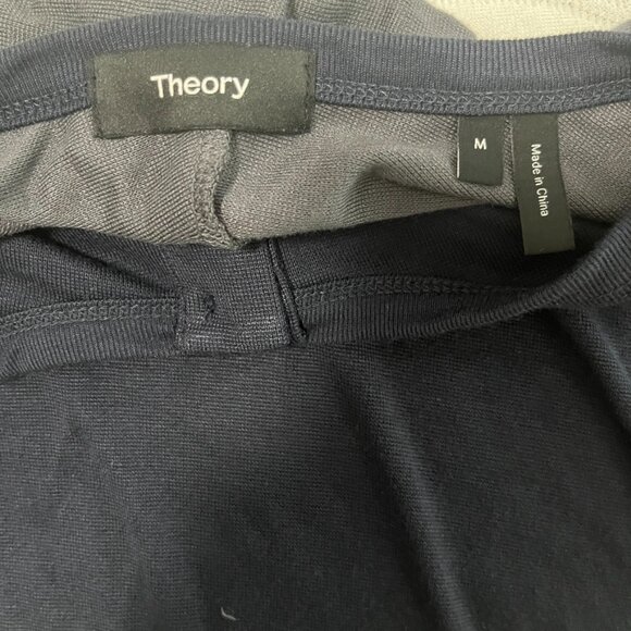 Theory Men's Blue & Gray Long Sleeve Top Size Medium - Picture 2 of 5